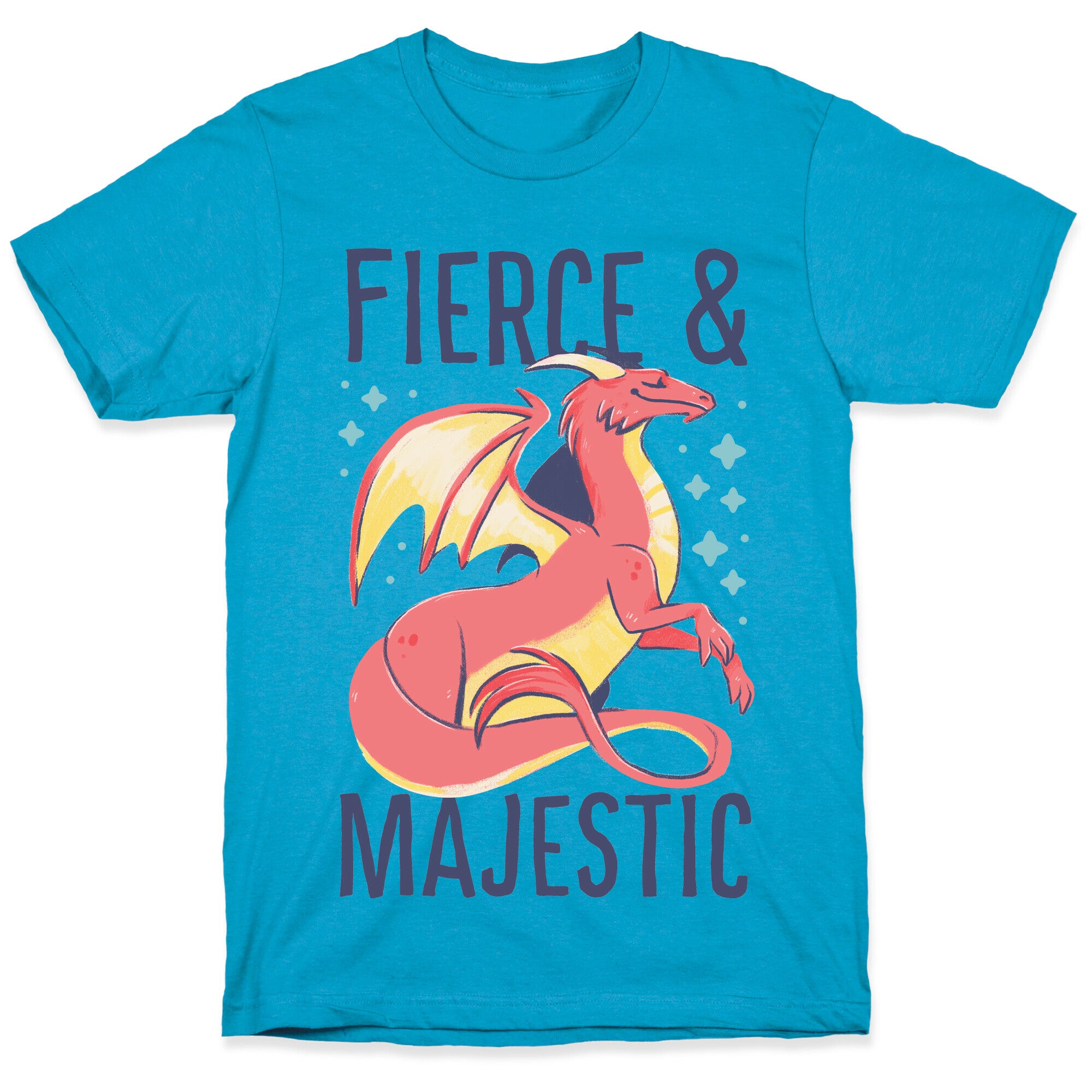 Fierce and Majestic - Dragon Unisex Triblend Tee